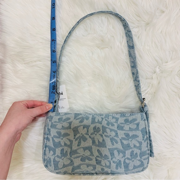 NWT Cotton On Denim Canvas Daisy shoulder bag - Picture 12 of 12